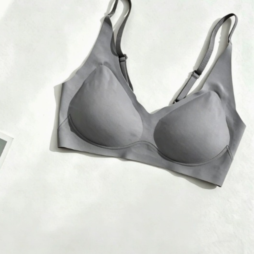Sujetador push-up sin costuras en V profundo