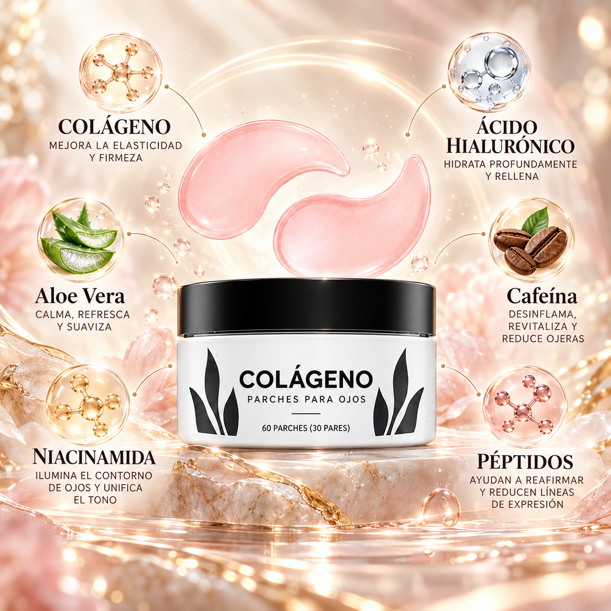 Parche para Ojos de Colágeno