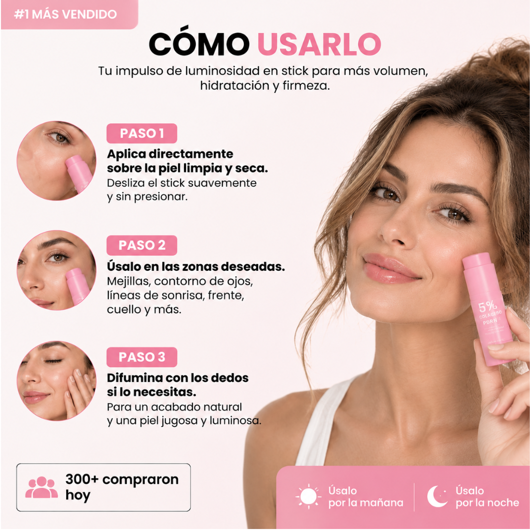 Bálsamo multivolumen de colágeno rosa PDRN
