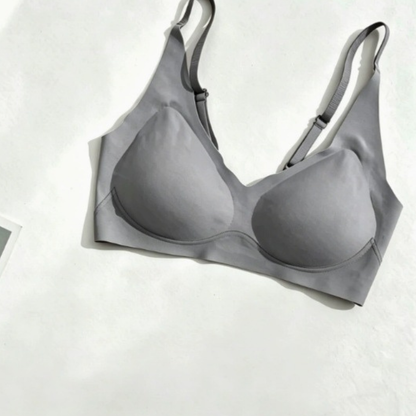 Sujetador push-up sin costuras en V profundo