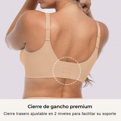 Sujetador push-up sin costuras en V profundo