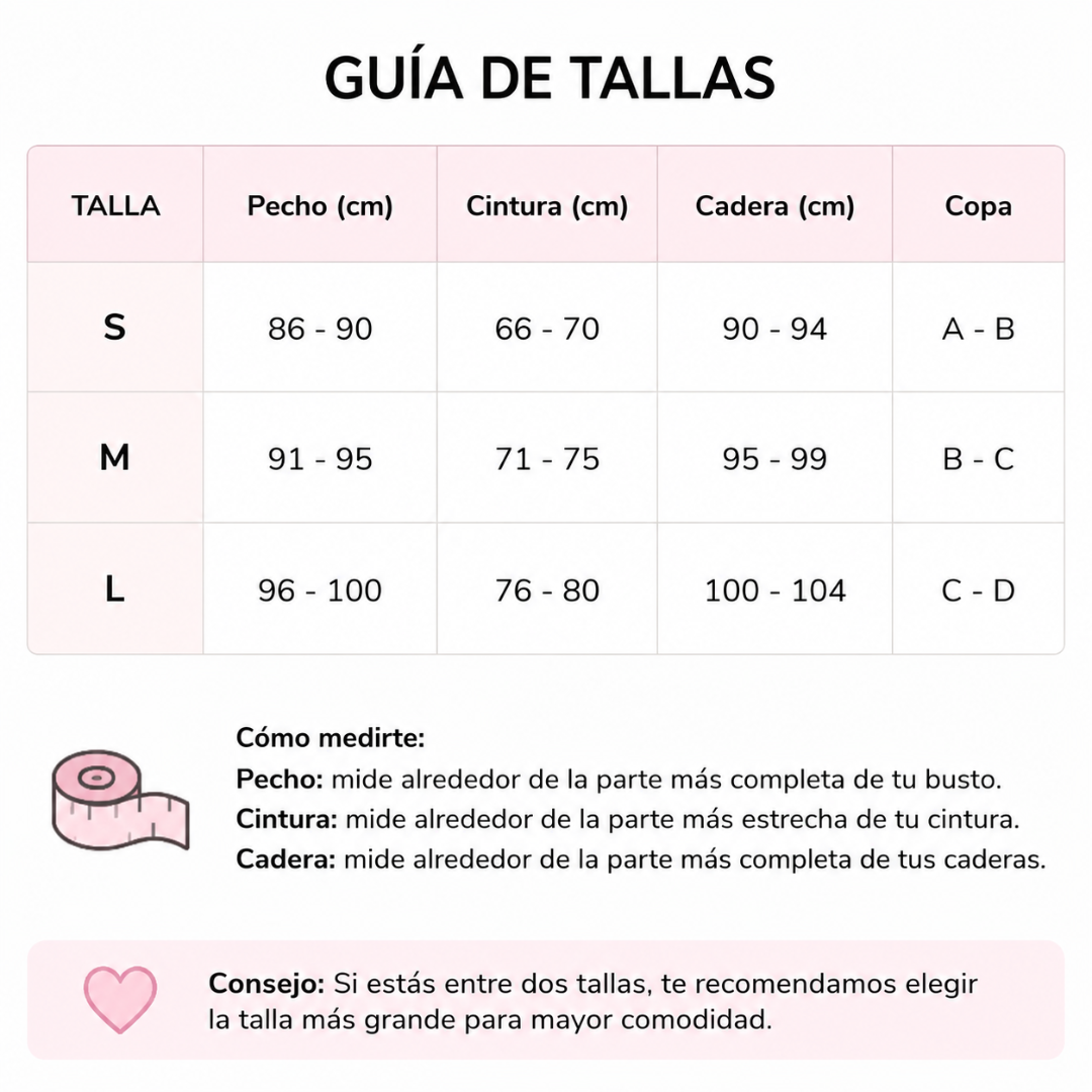 Conjunto de Lencería 5 Piezas